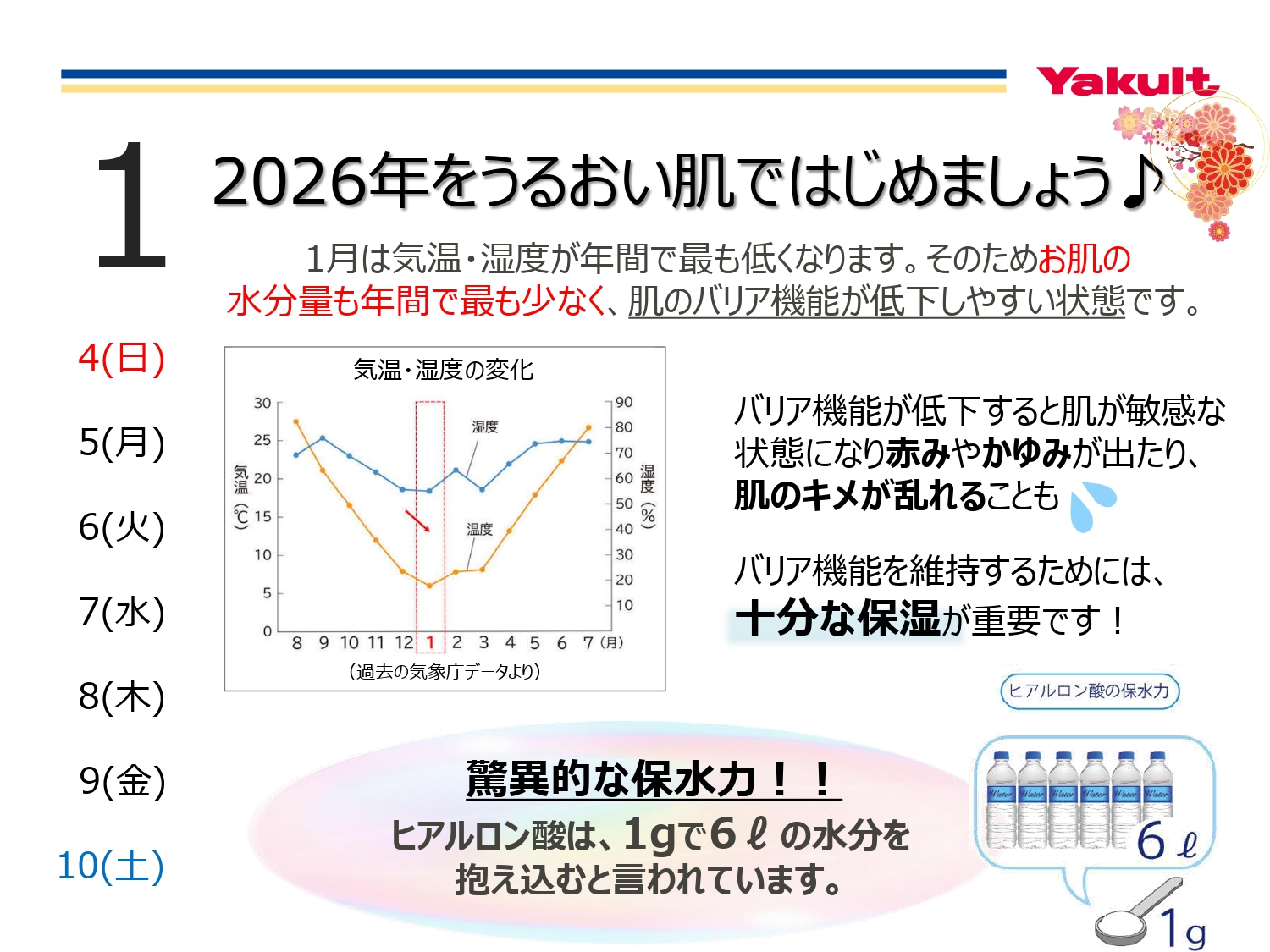 健康への第一歩】２０２６年１月の週めくりカレンダー！今年も健康第一（Health first）を掲げて – 【公式】有限会社美松運送ホームページ